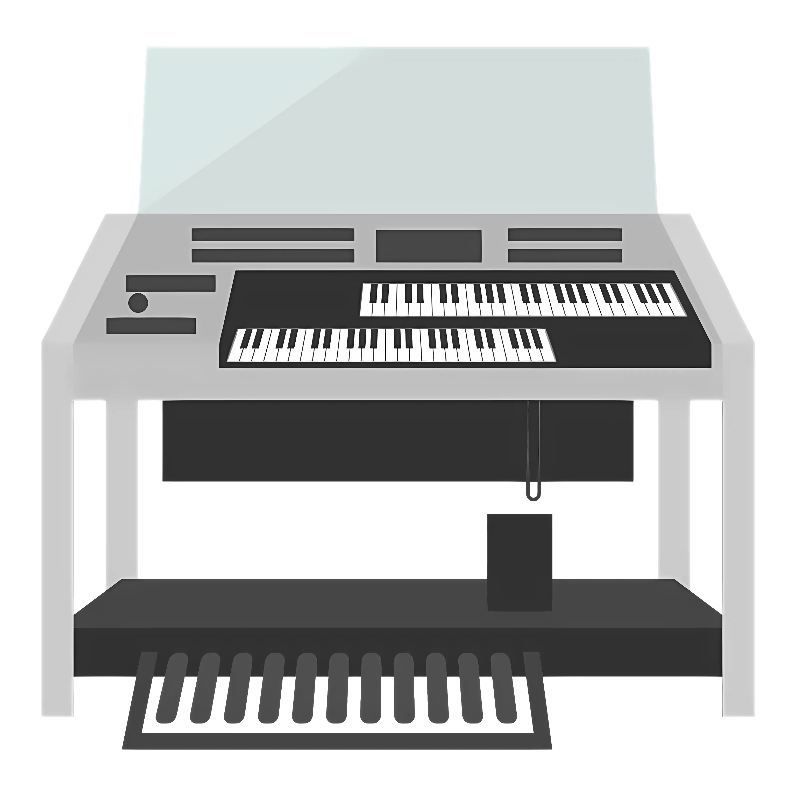 Electronic Organ with Pedals