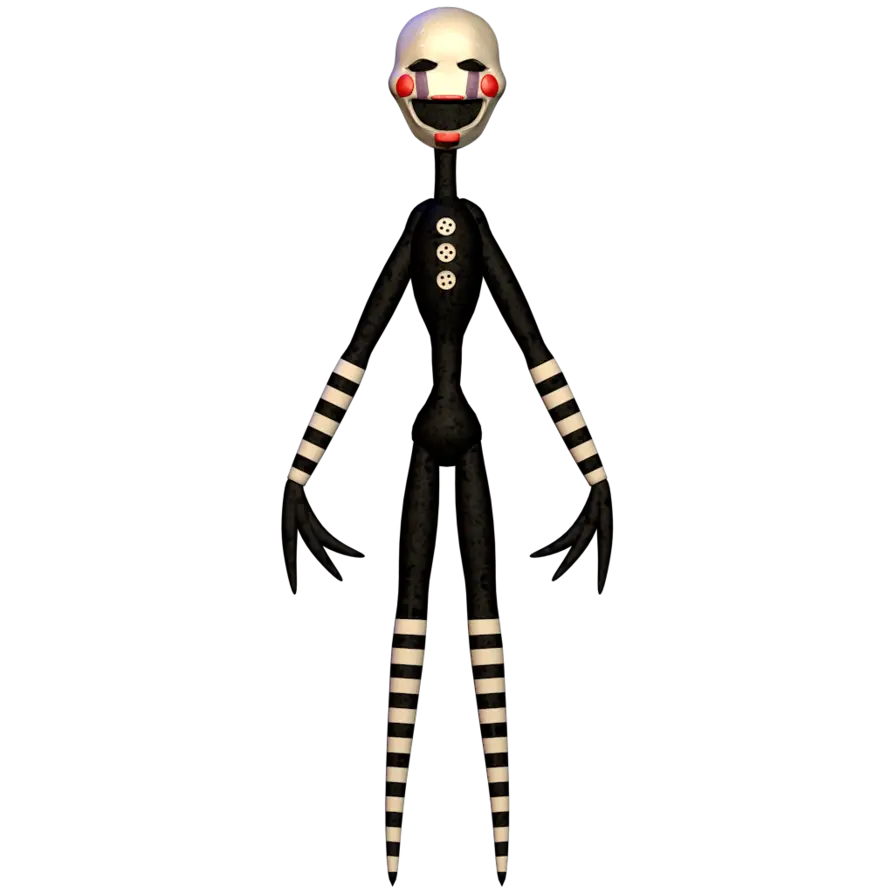 Puppet Cartoon Character with Stripes