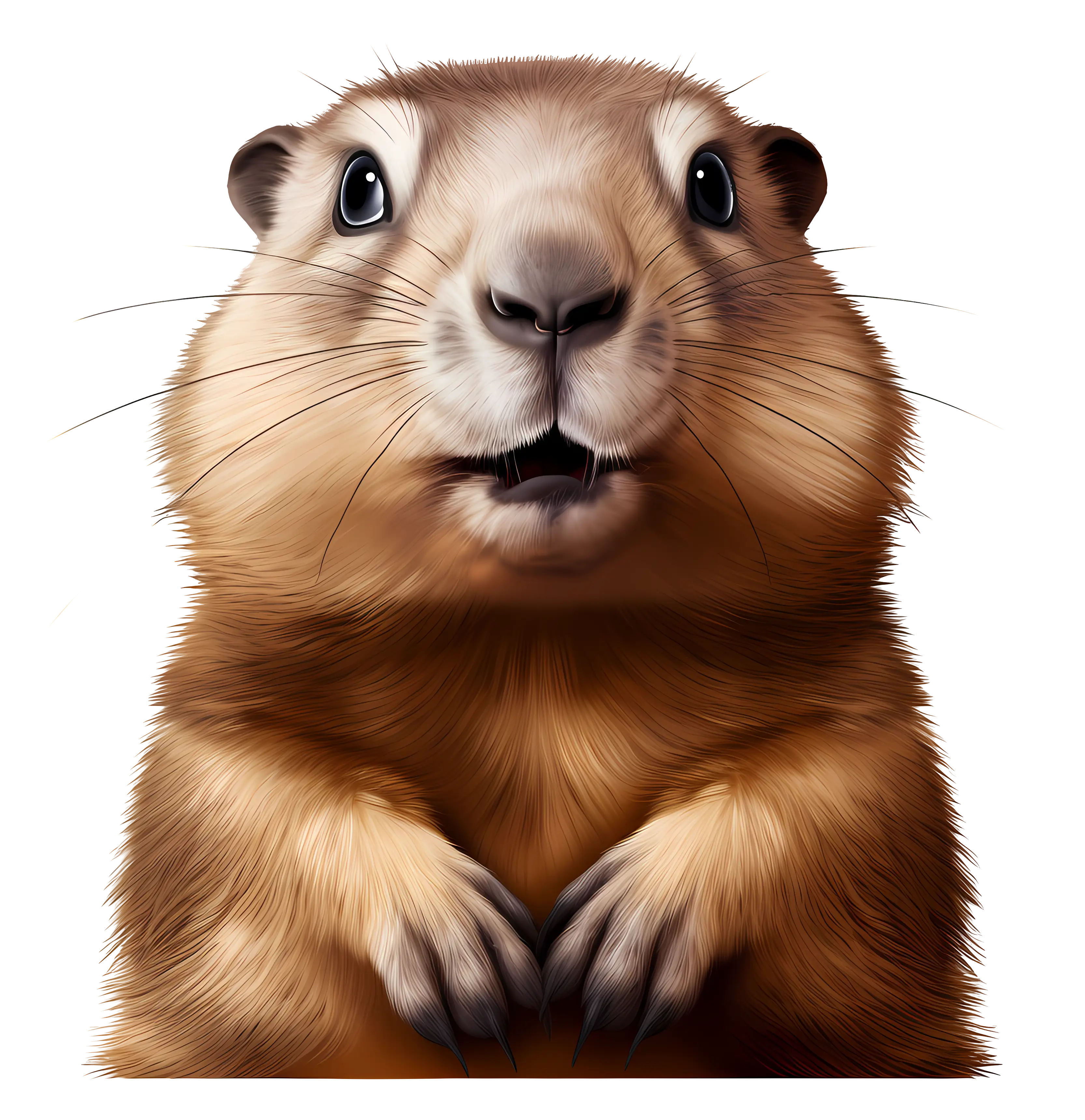 Surprised Groundhog