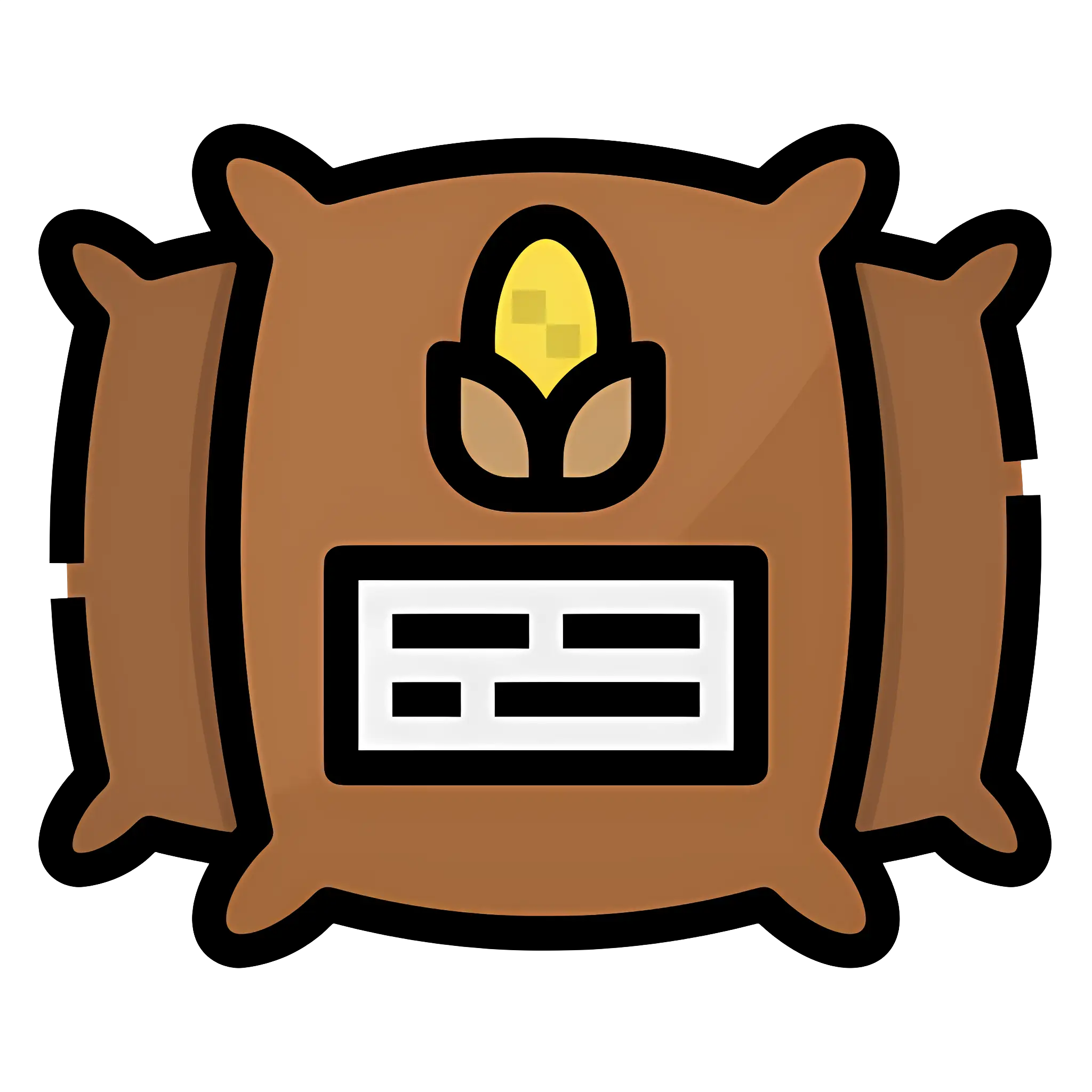 Grain Sack with Corn