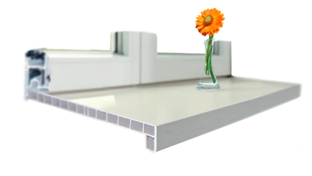 Decorative Window Sill with Flower