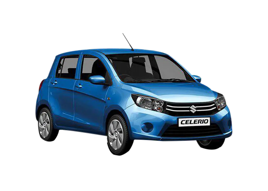 Blue Compact Car for City Use