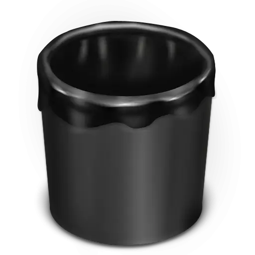 Black Trash Can for Garbage Disposal