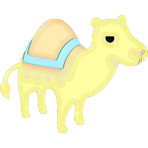 Cute Cartoon Camel Illustration