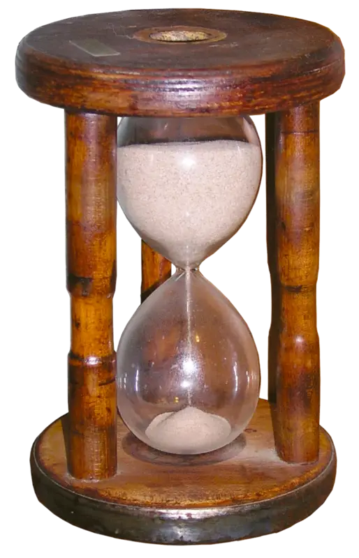 Classic Wooden Hourglass for Timekeeping