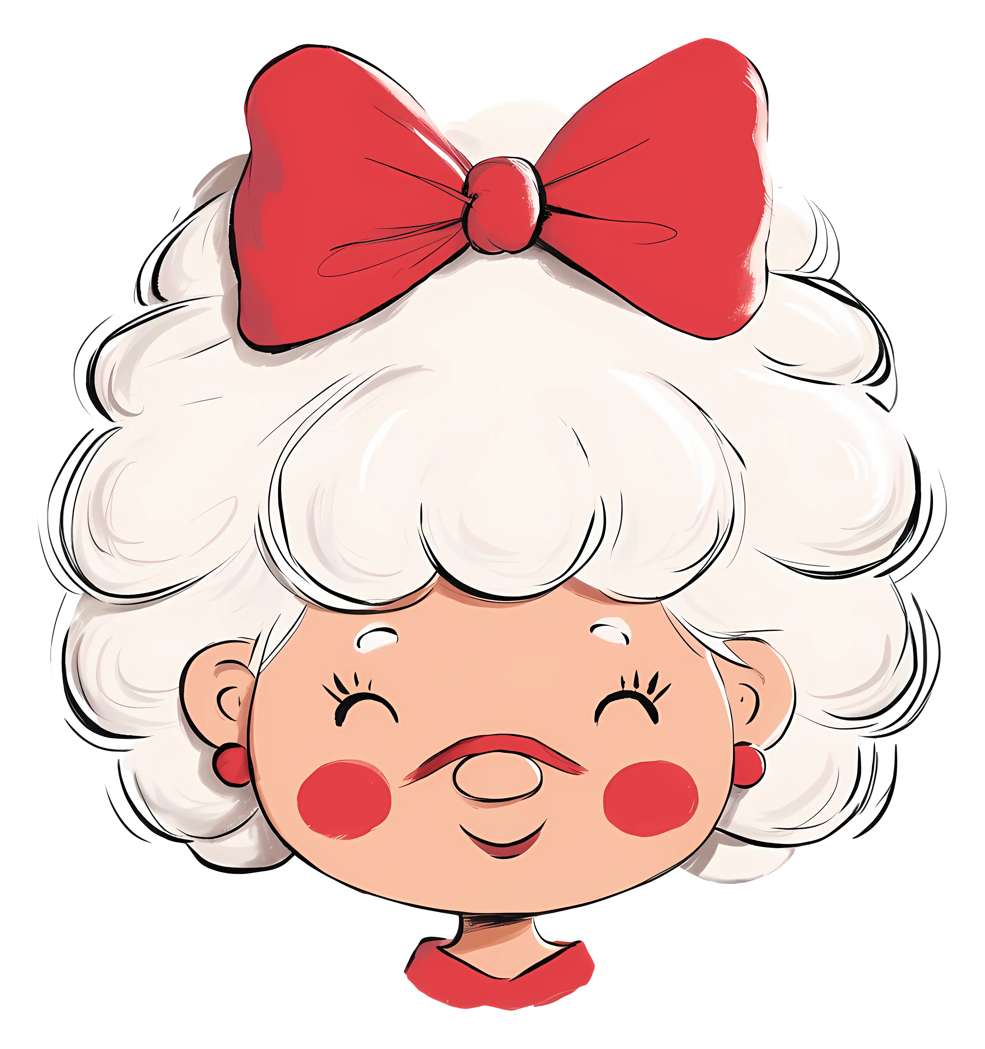 Cute Girl with Bow