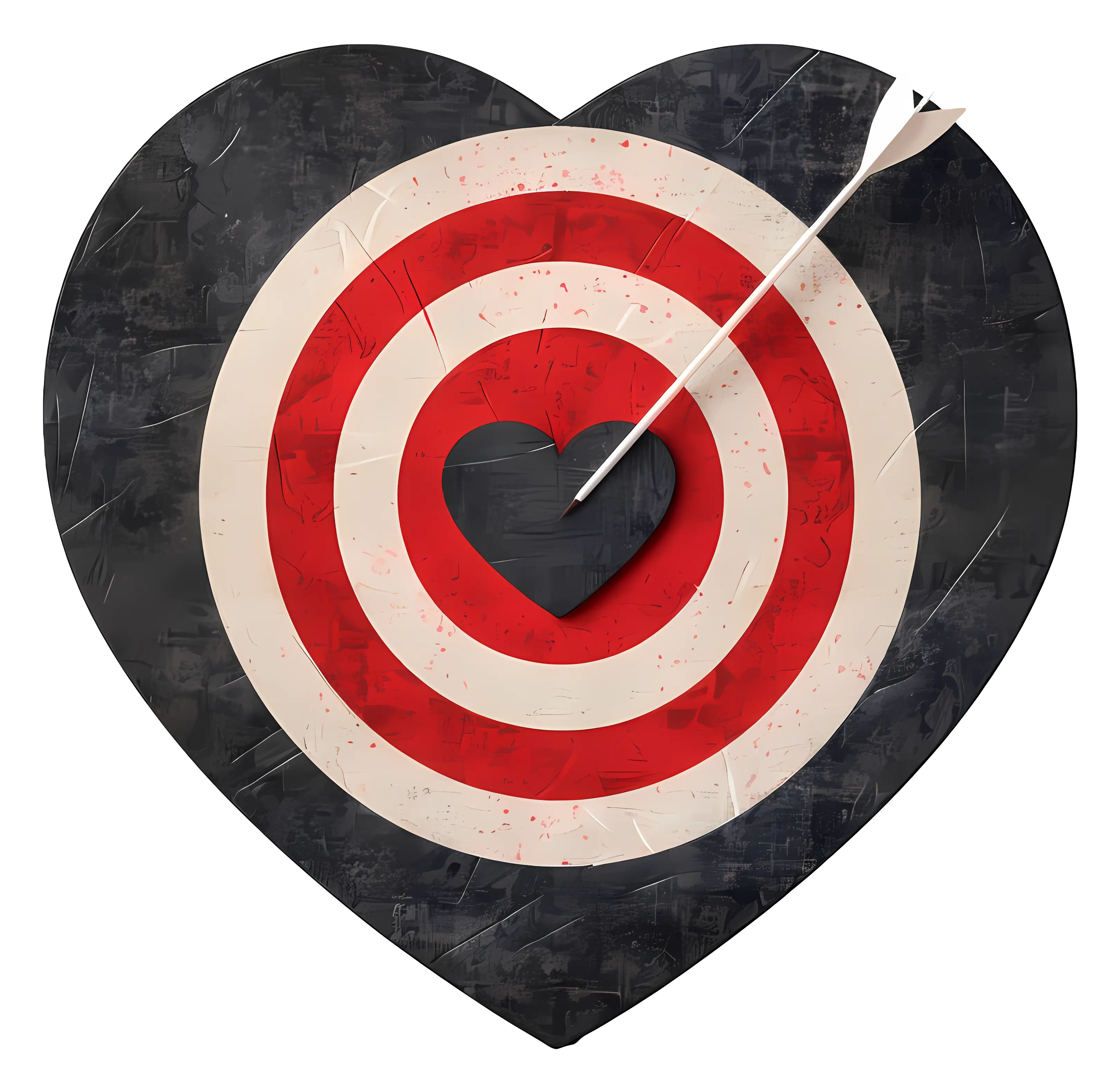 Heart Target with Arrow