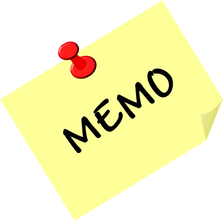 Memo Note with Pin