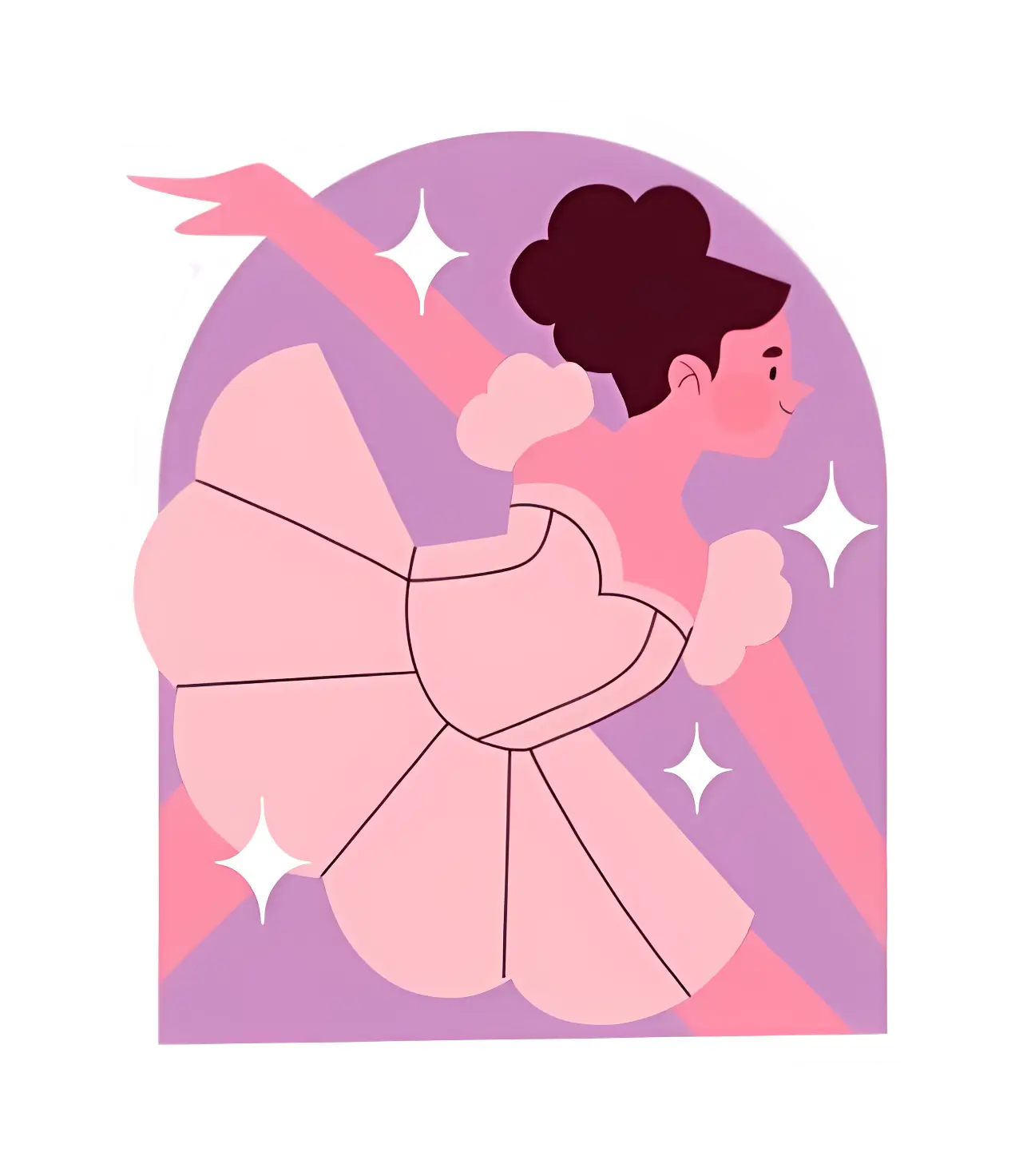 Ballet Dancer in Pink Tutu