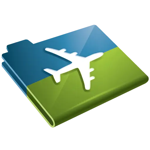 Airline Travel Folder Icon