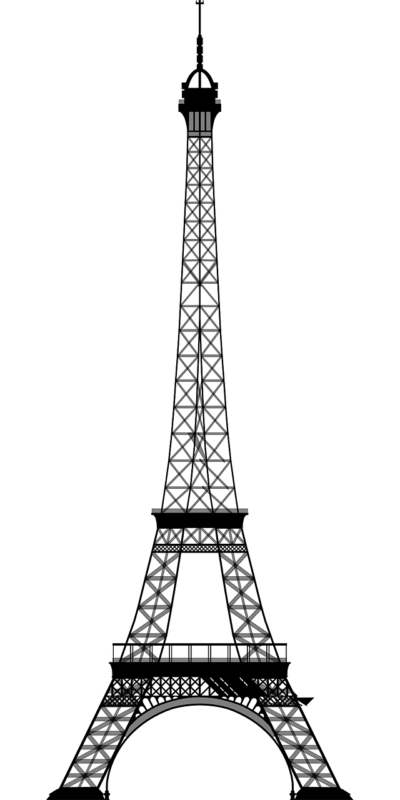 Eiffel Tower Silhouette Design