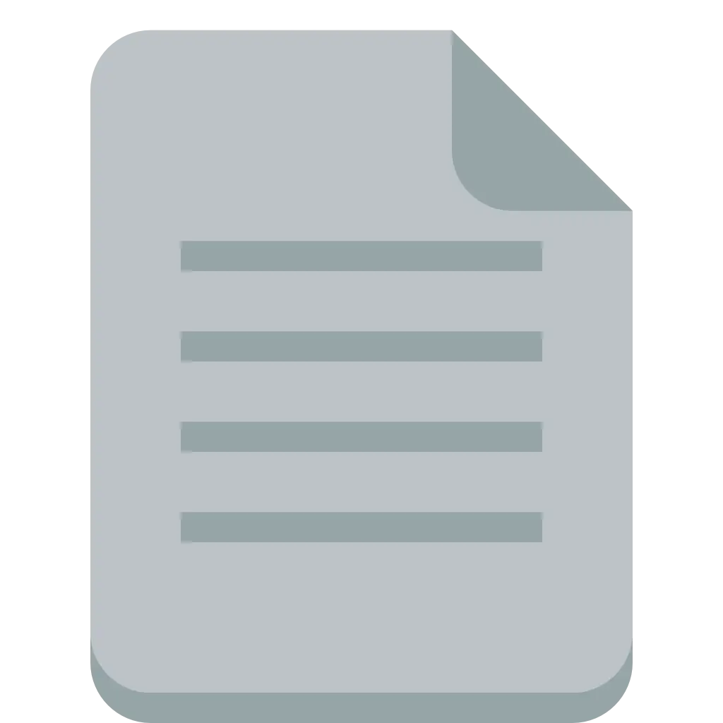 Gray Document Icon