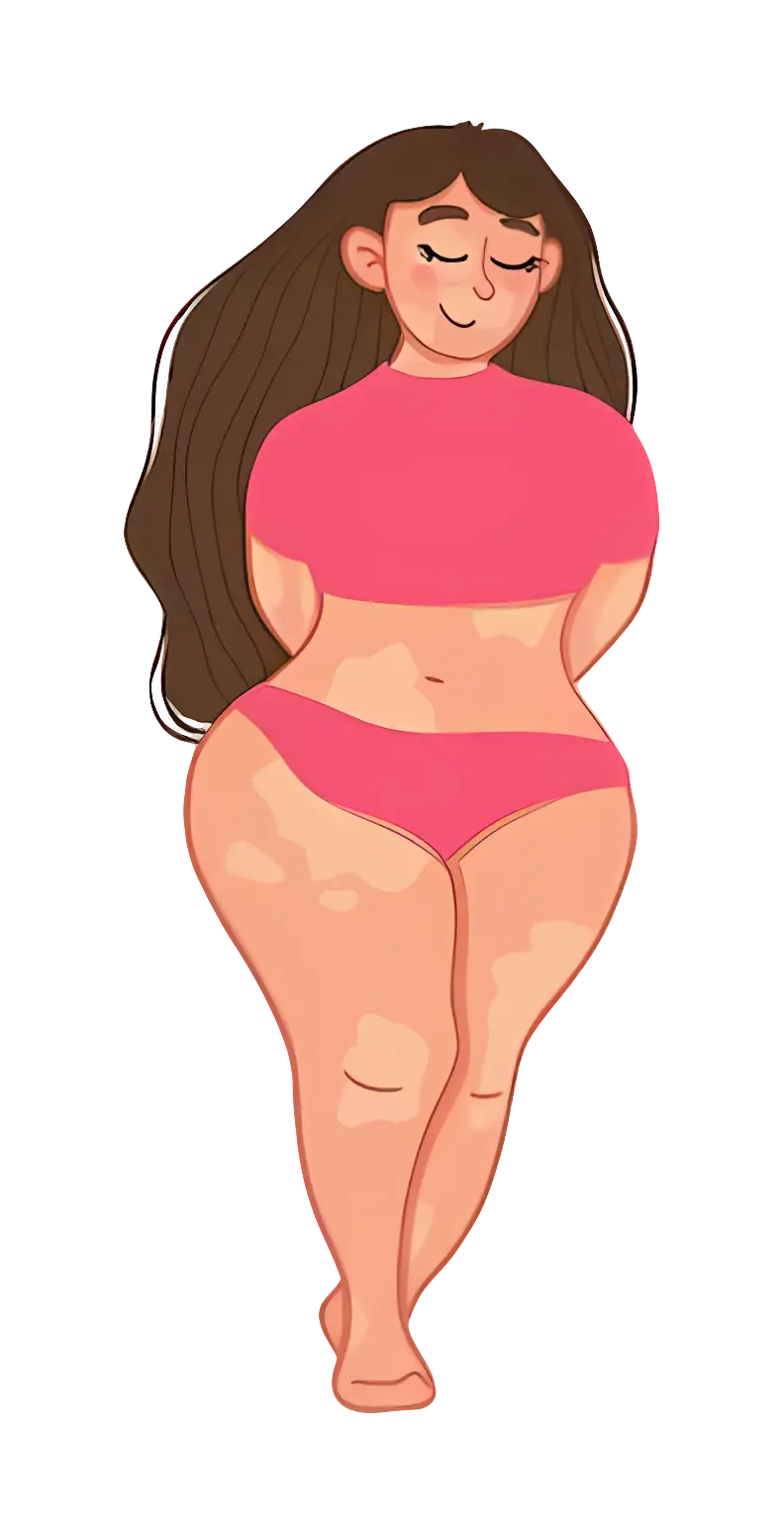 Body Positive Curvy Woman Artwork