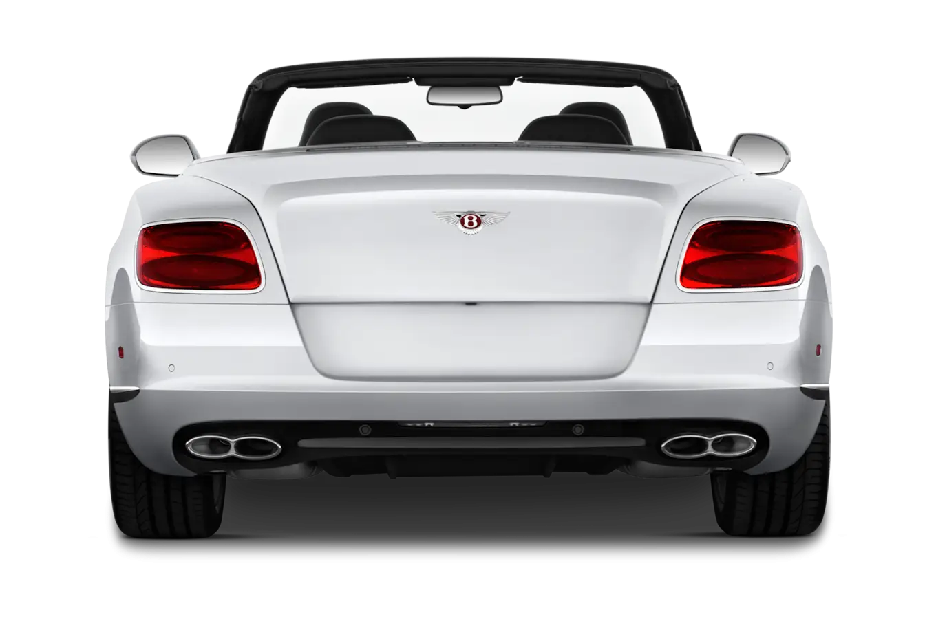 Luxury Convertible Car Rear View