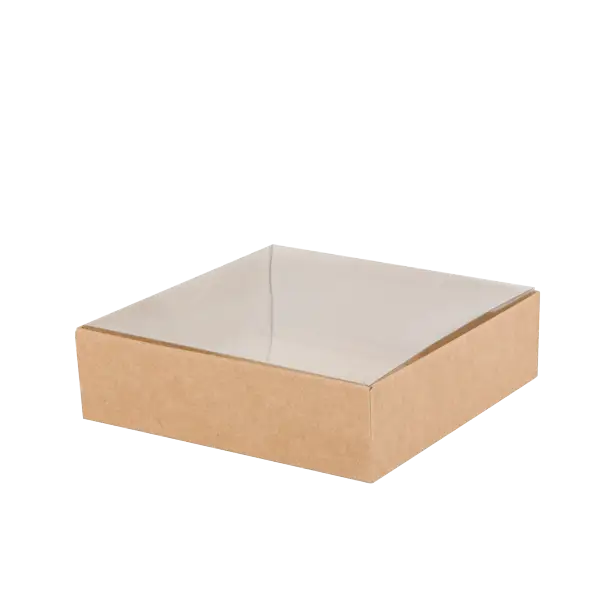 Transparent Box with Cardboard Base