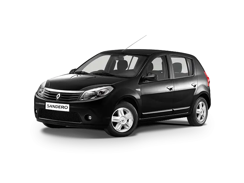 Black Renault Sandero Car