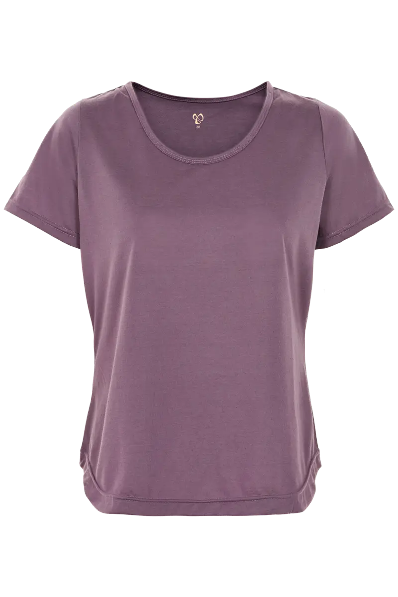 Basic Purple T-Shirt for Casual Wear
