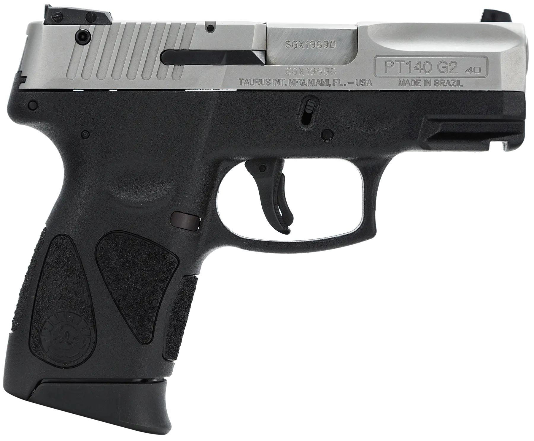 Black and Silver Handgun