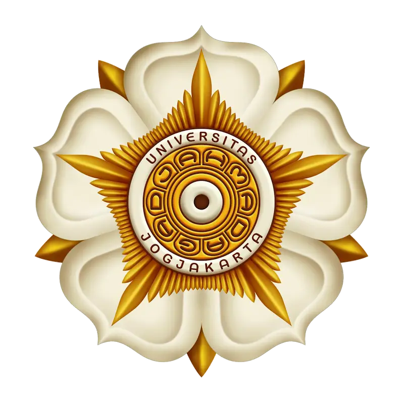 University Emblem with Flower Design