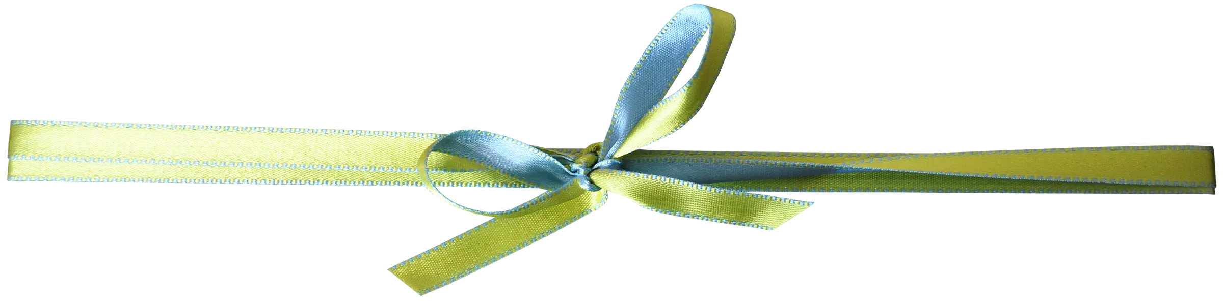 Blue and Yellow Decorative Ribbon