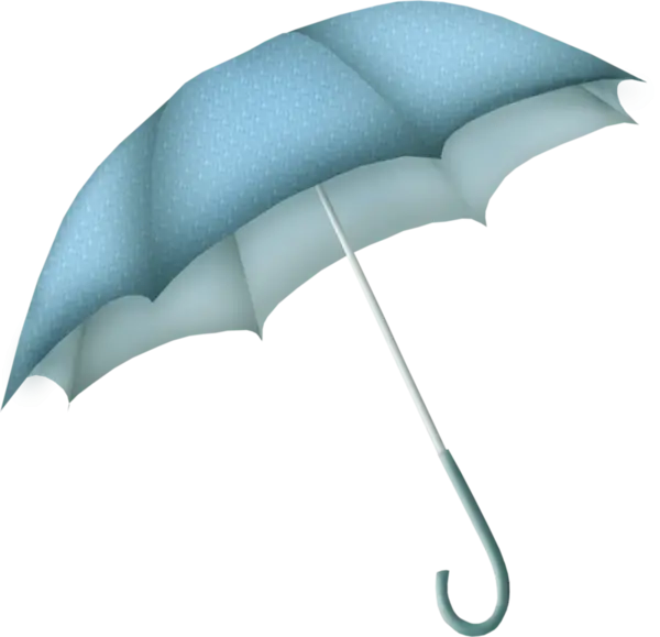 Blue Umbrella for Rainy Weather