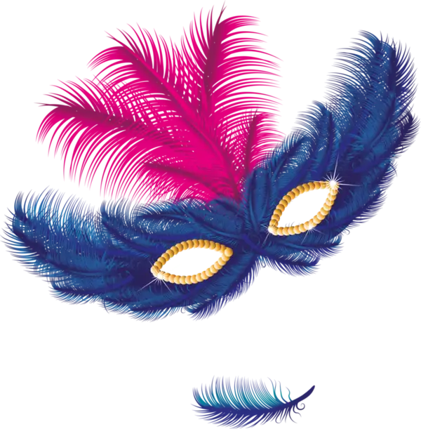 Colorful Feather Mask for Party