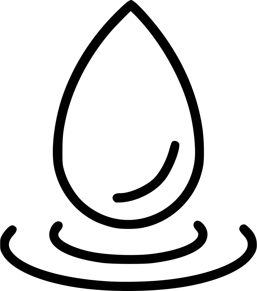 Outline Water Droplet Icon