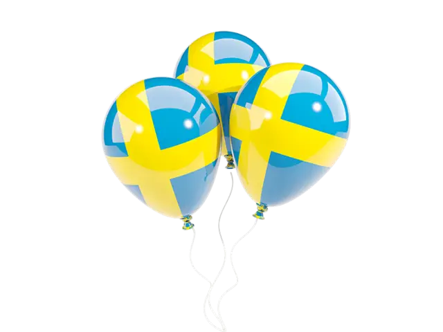 Swedish Balloons for Celebration