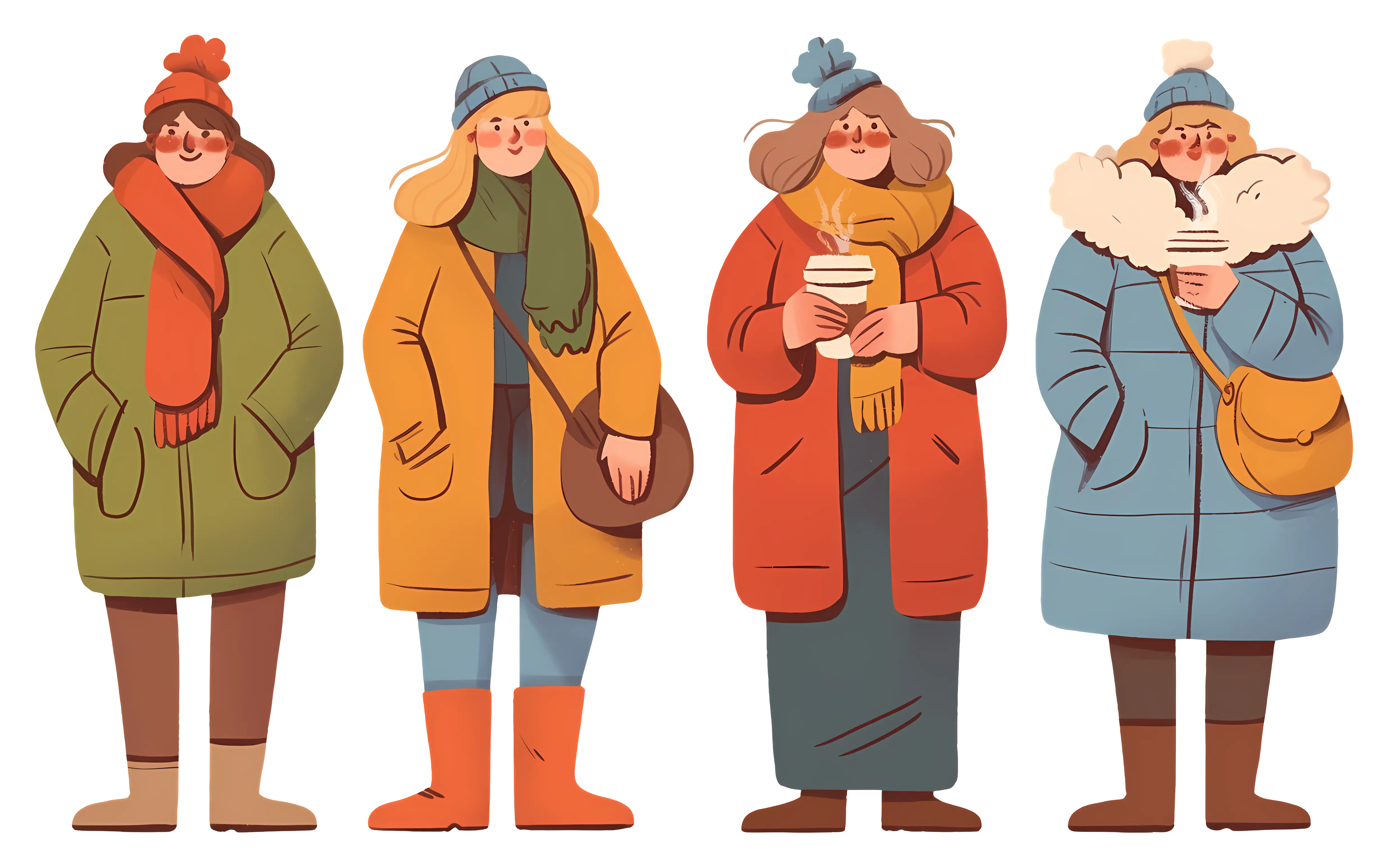 Winter Fashion Illustration