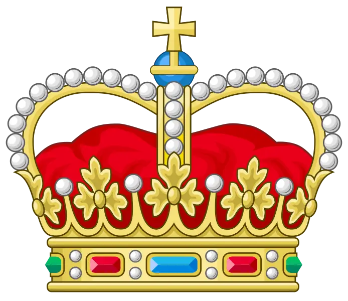 Golden Crown with Jewels