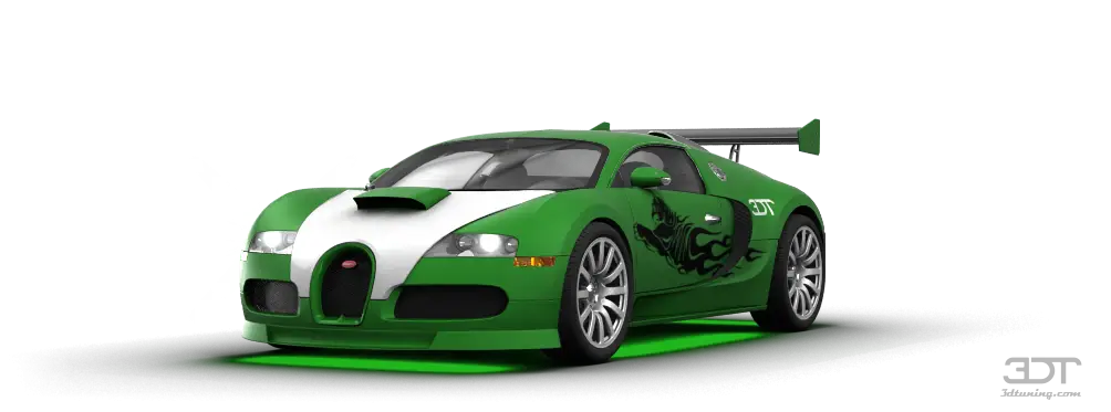 Sleek Green Sports Car Design