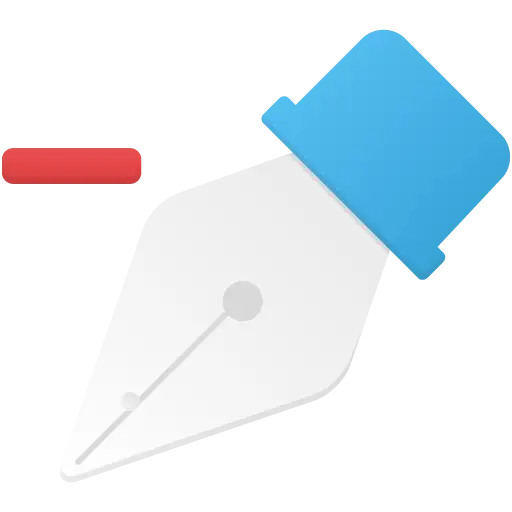Pen Nib Icon for Digital Illustration