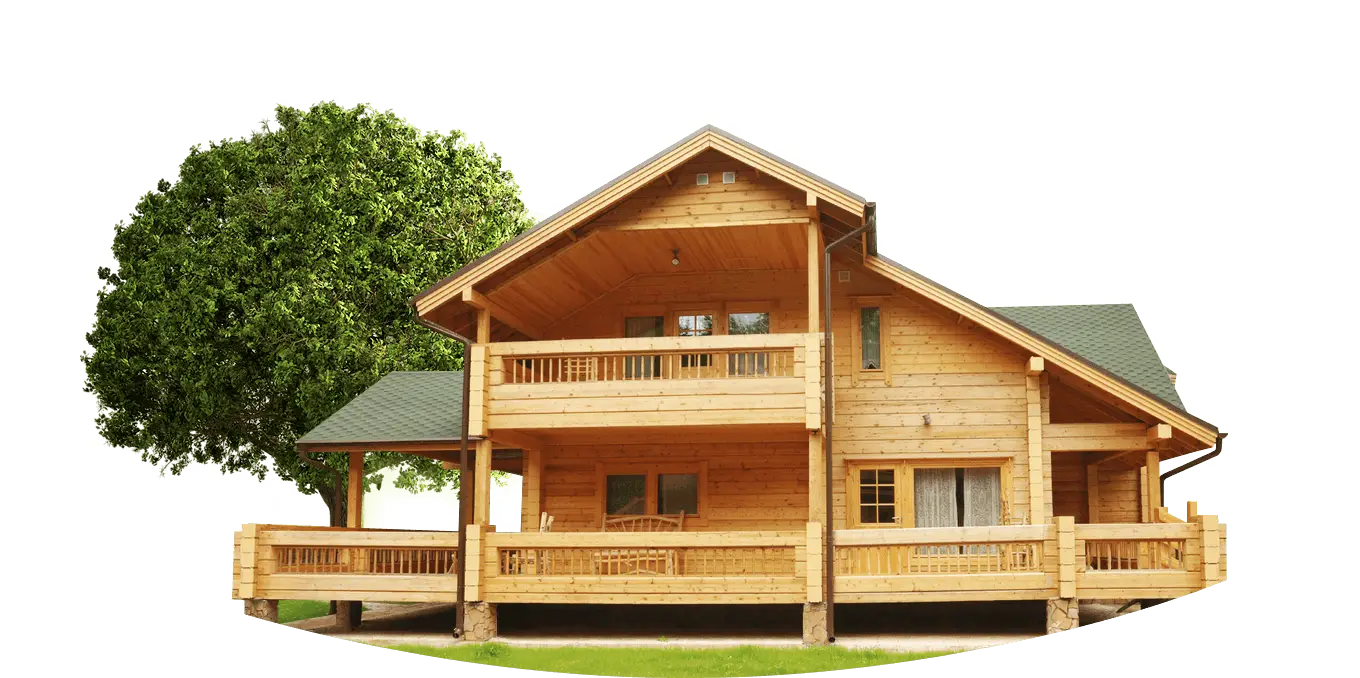 Beautiful Wooden House in Nature
