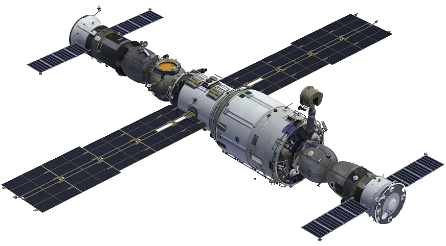 Orbiting Satellite