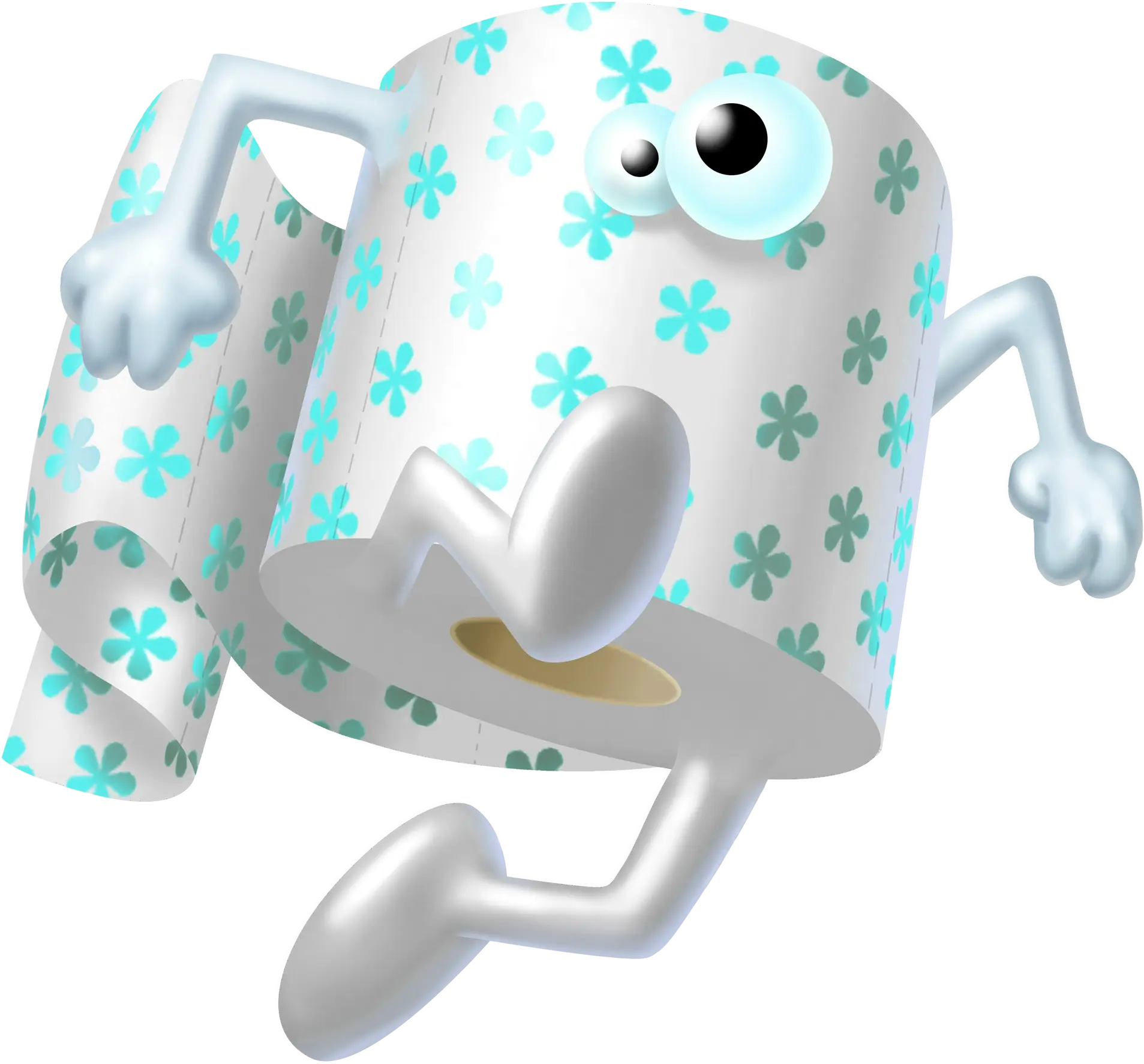 Animated Toilet Paper Roll