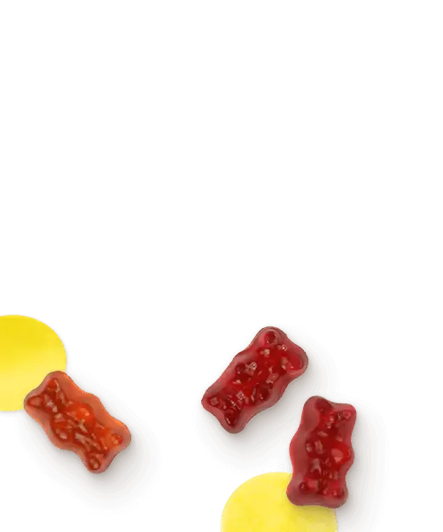 Delicious Gummy Bears and Candy Illustration
