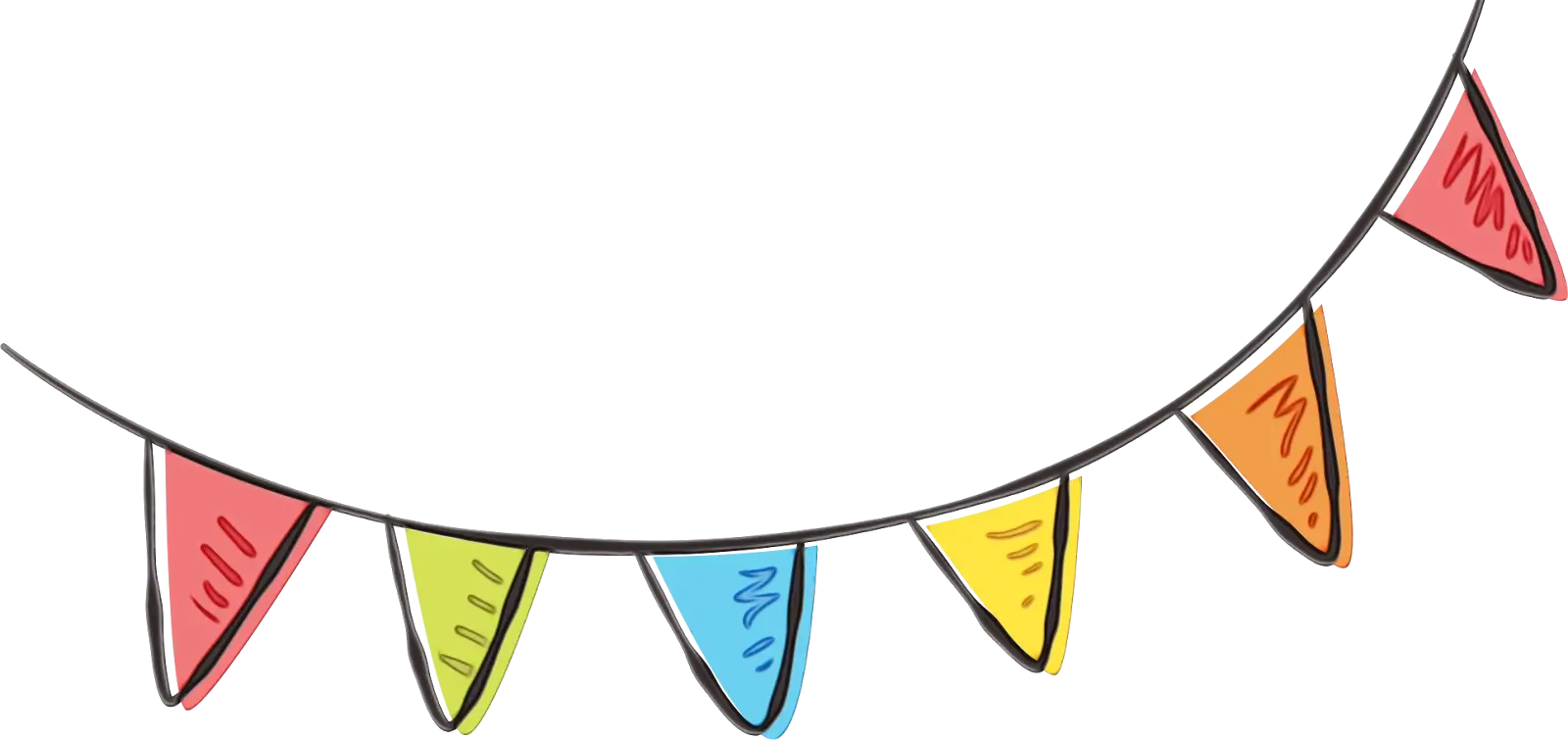 Colorful Bunting Flags for Party Decoration