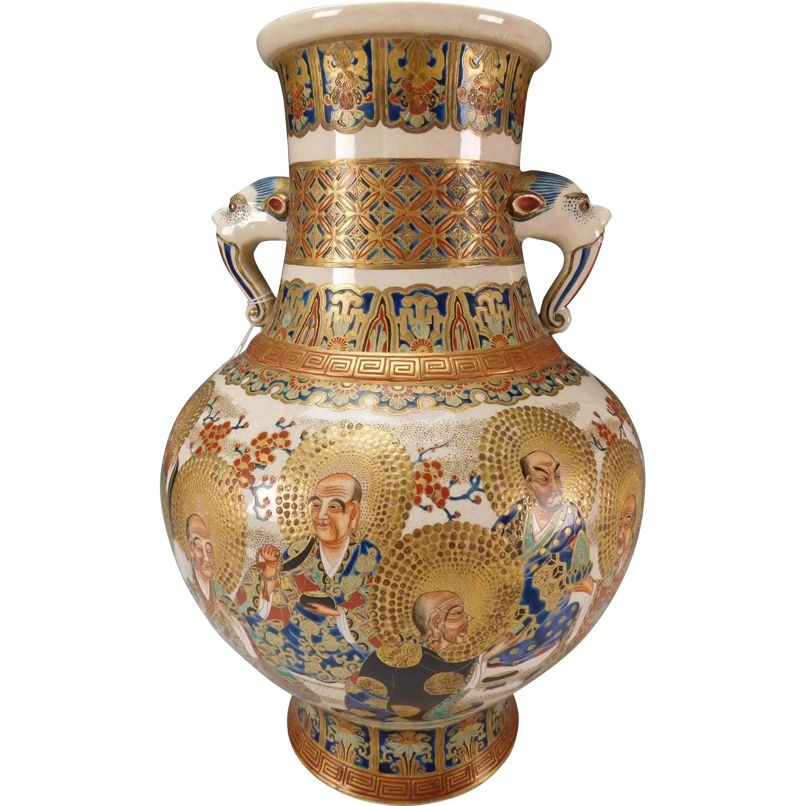 Intricate Ceramic Vase with Artistic Design