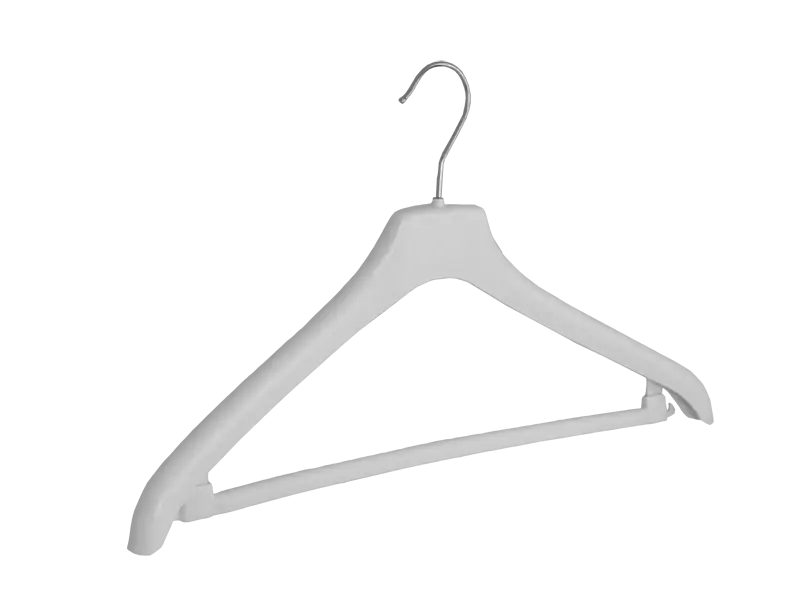 White Clothes Hanger for Wardrobe Use