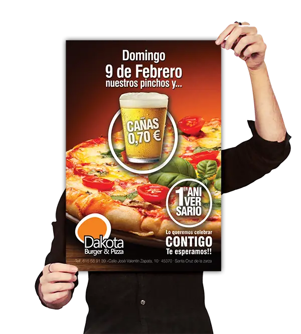 Pizza and Beer Event Poster