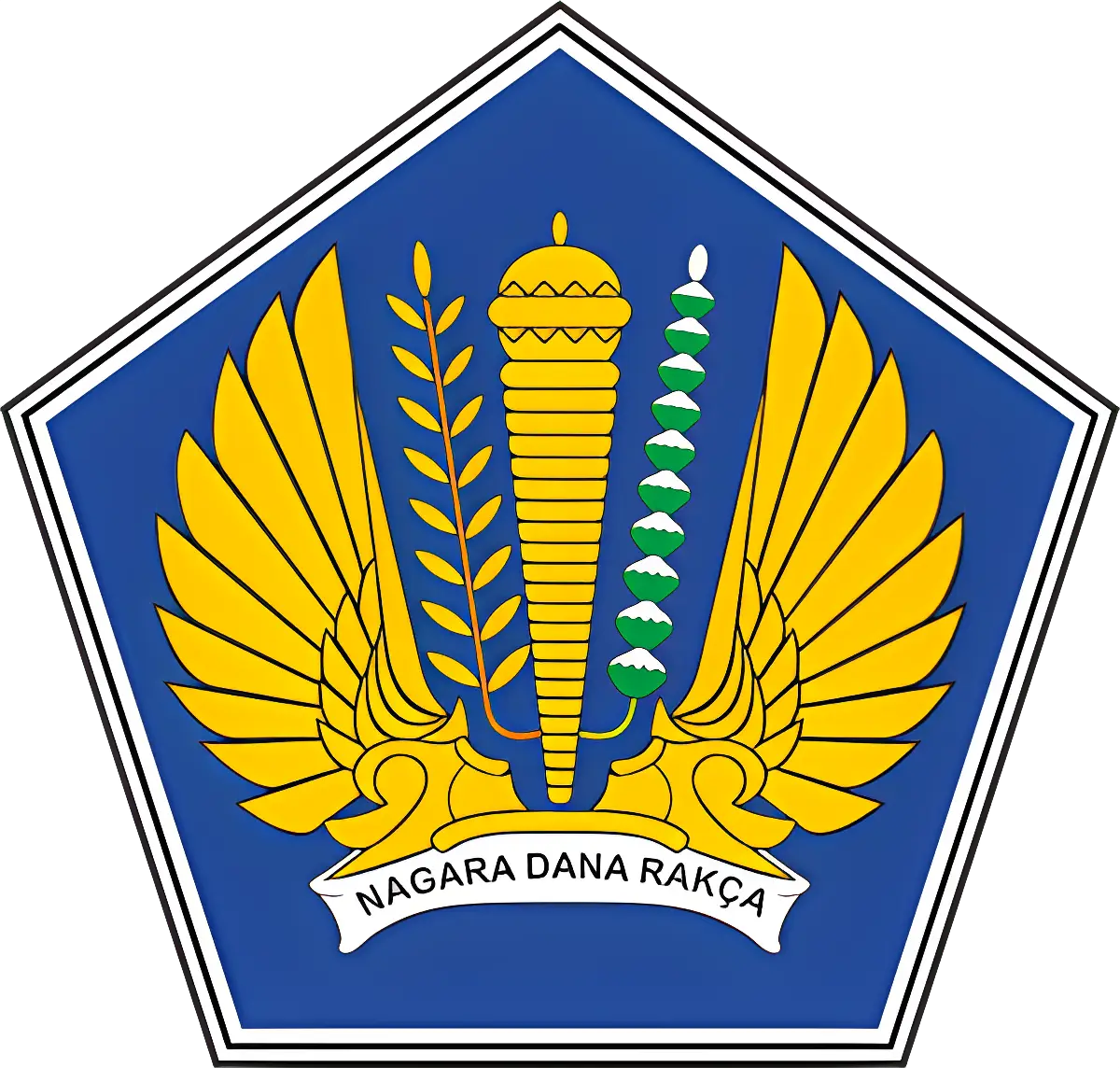 Emblem with Wings and Shield