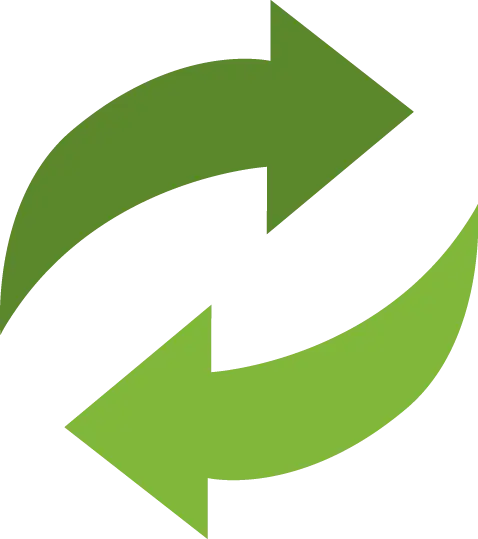 Green Recycle Arrows Symbol