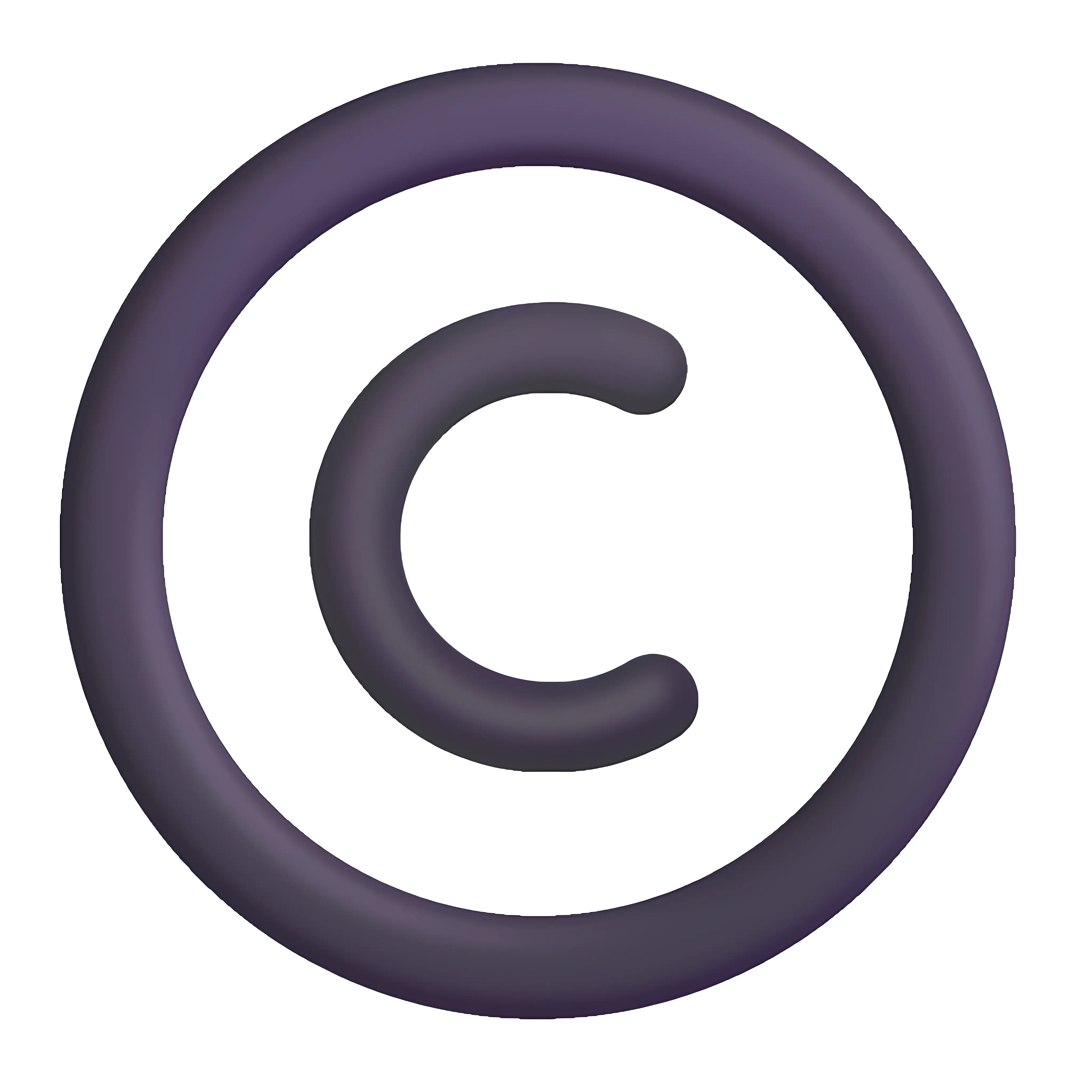 Copyright Symbol Illustration