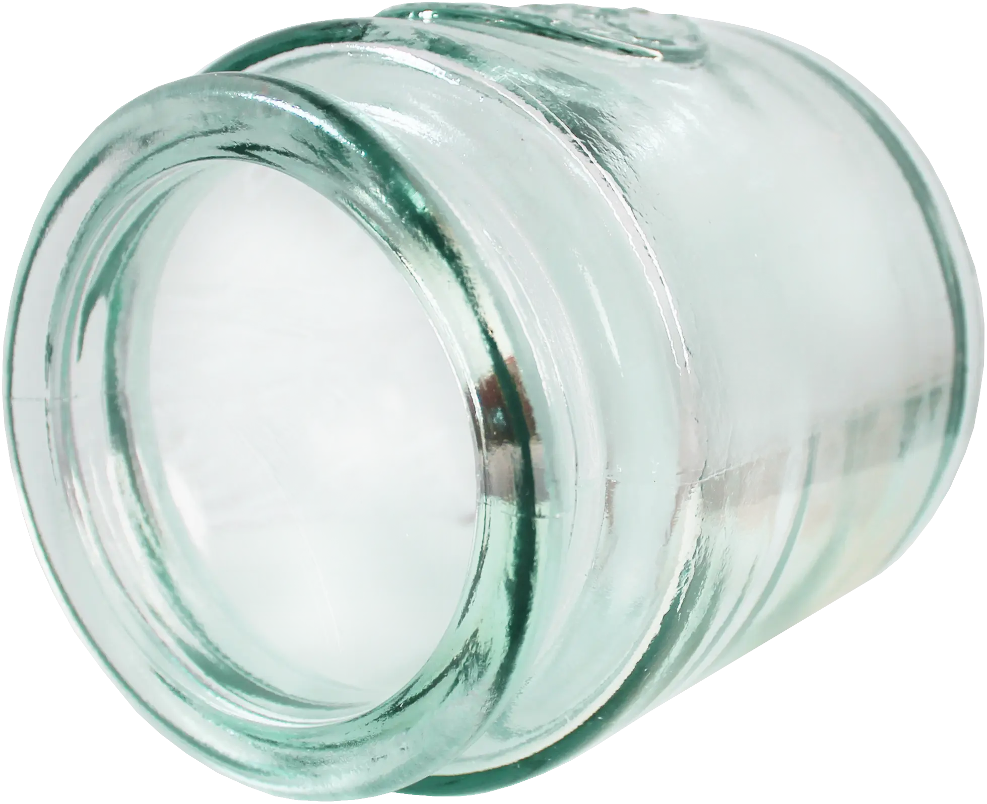 Transparent Glass Storage Jar