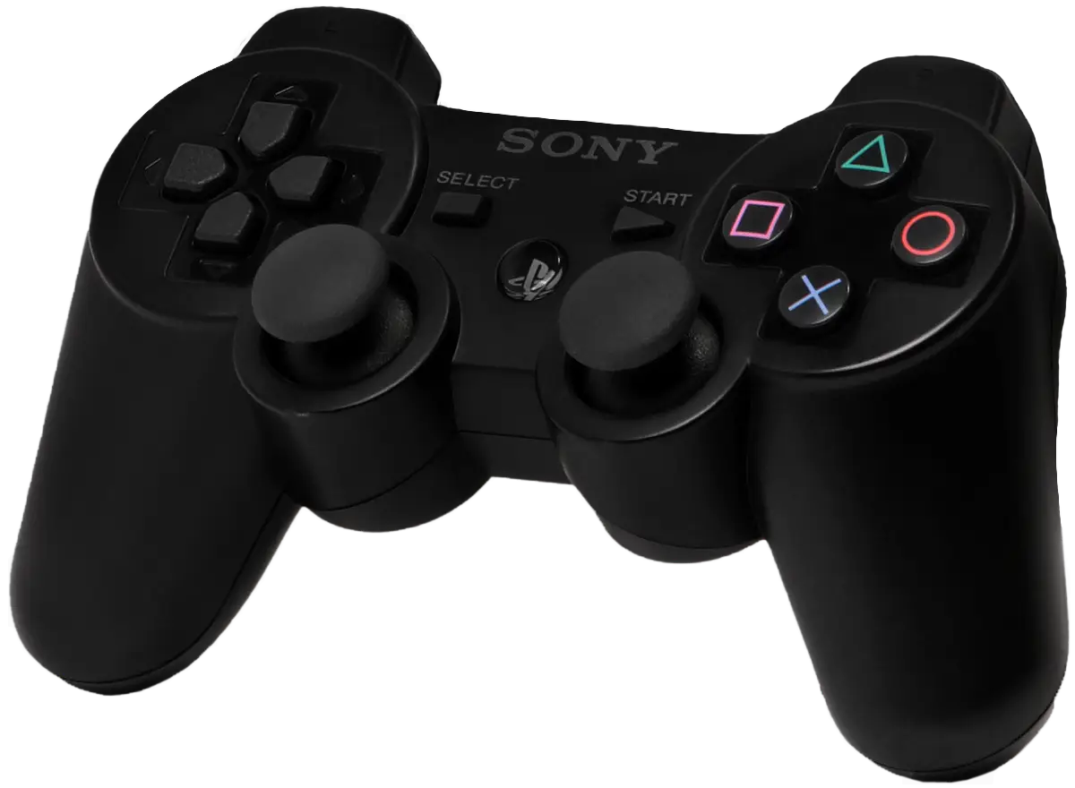 Black Gaming Controller for PlayStation