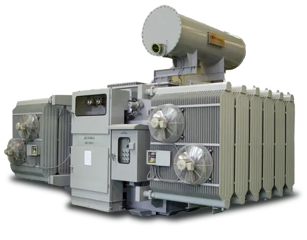 Large electrical transformer