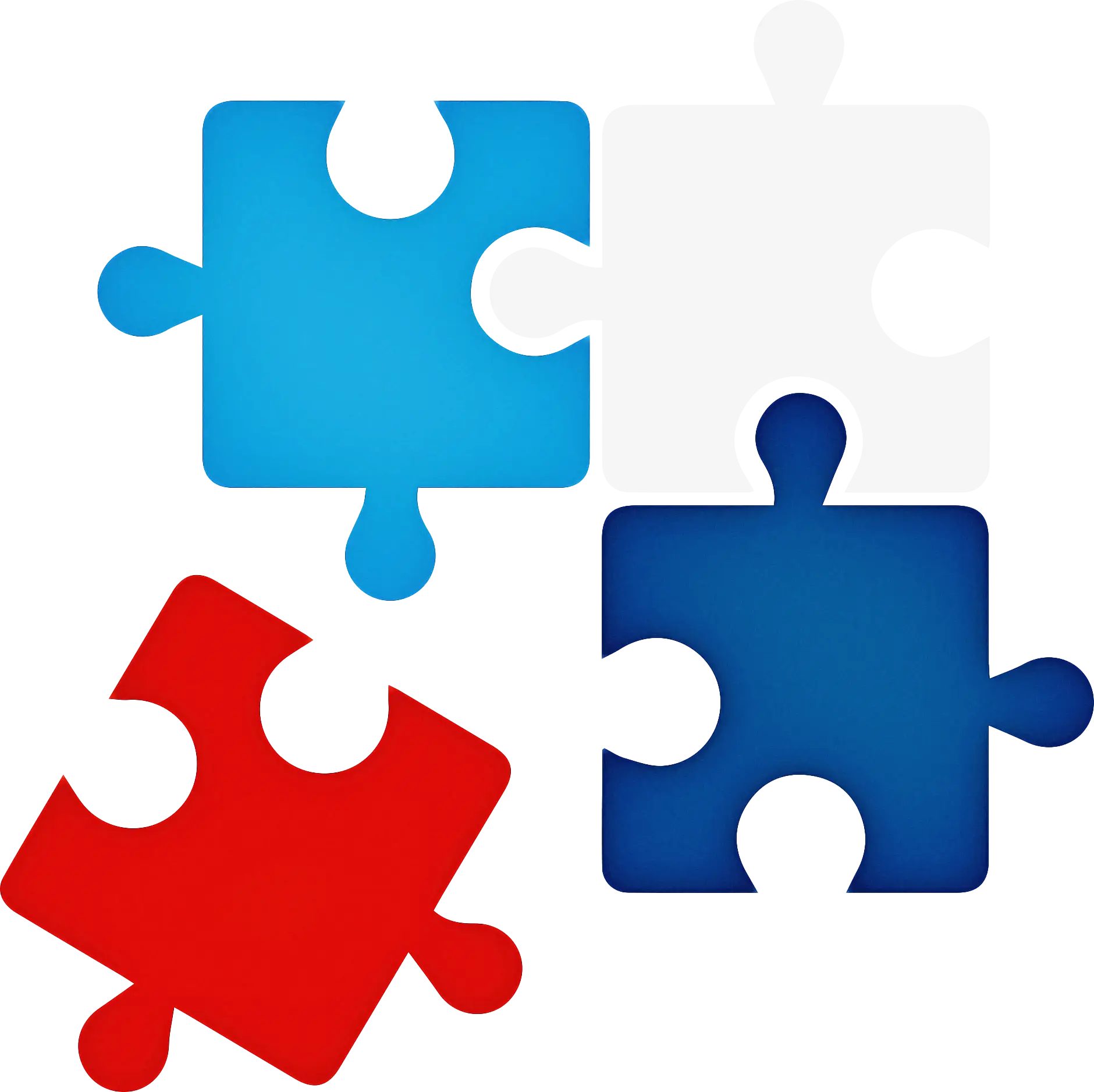 Colorful Puzzle Pieces Illustration
