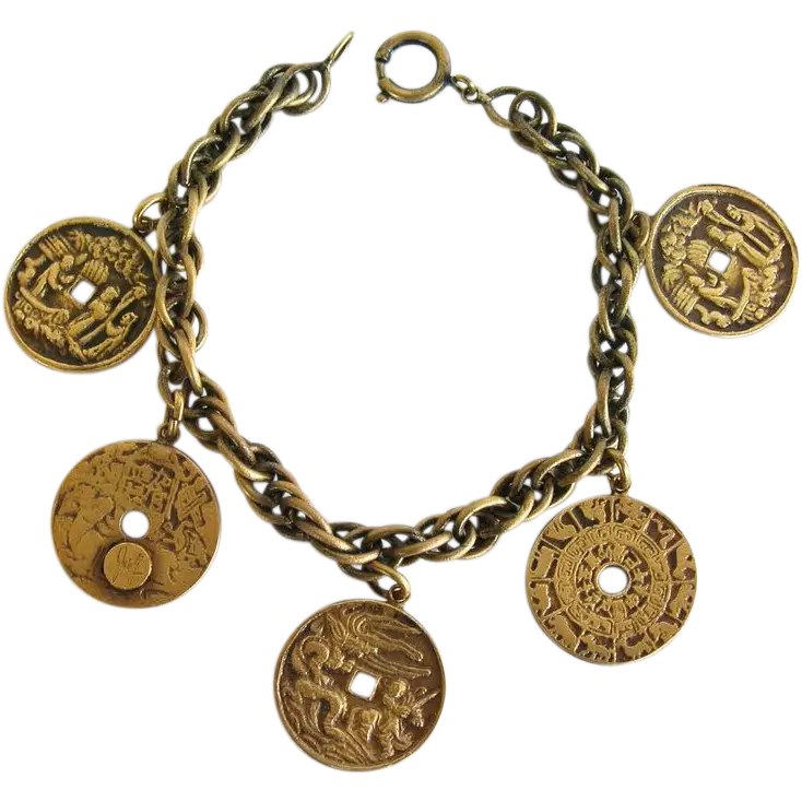 Vintage Coin Bracelet