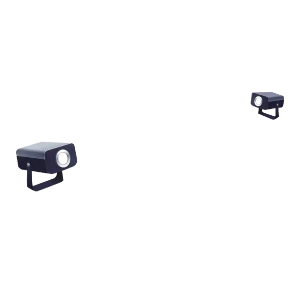 Black Surveillance Cameras
