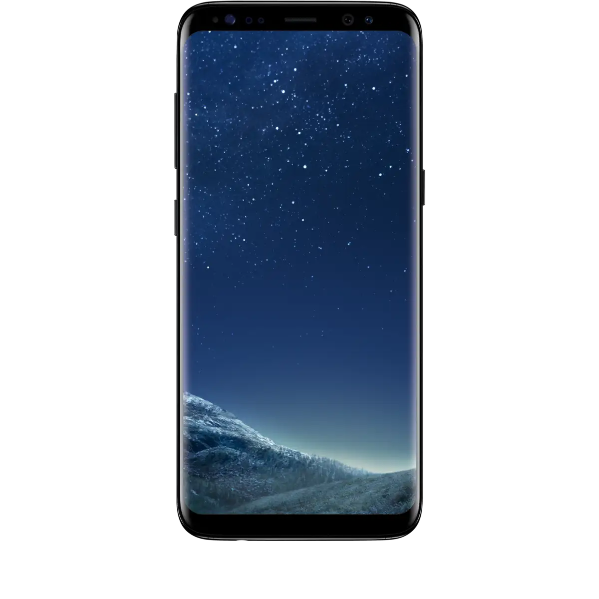 Smartphone Displaying Starry Sky
